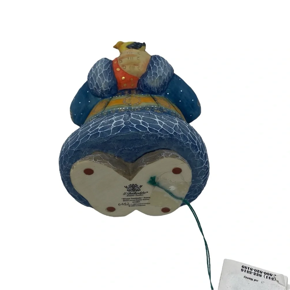 G. DeBrekht 2004 Winter Serenade Santa Bird Lovers Series #51803 Figure 442/1200